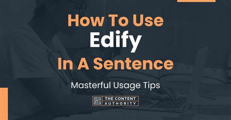 edify in a sentence|what does edifieth mean.